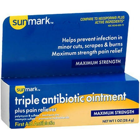 Triple Antibiotic Ointment Plus Pain Reliever, 1 OZ