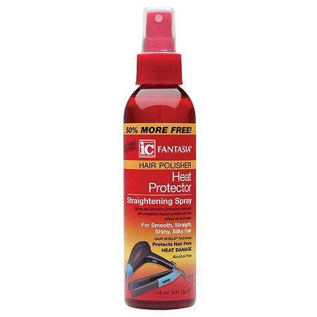 HEAT PROTECTOR STRAIGHTENING SPRAY - 6 OZ - FANTASIA