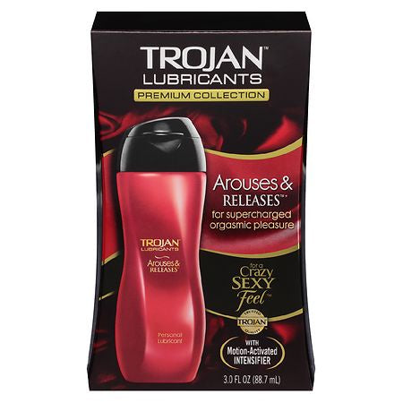 TROJAN LUBRICANTS PREMIUM COLLECTION AROUUSES & RELEASES 3 OZ