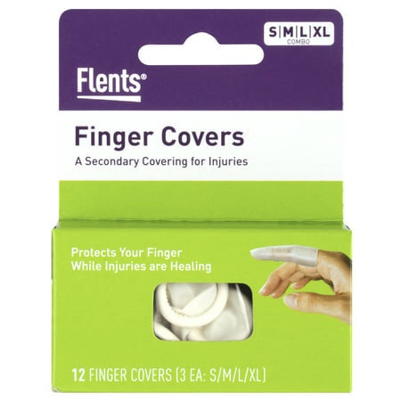 FLENTS FINGER COVERS COMBO SIZE  12 CT