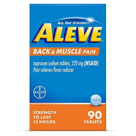 ALEVE BACK & MUSCLE PAIN 90 TABLETS