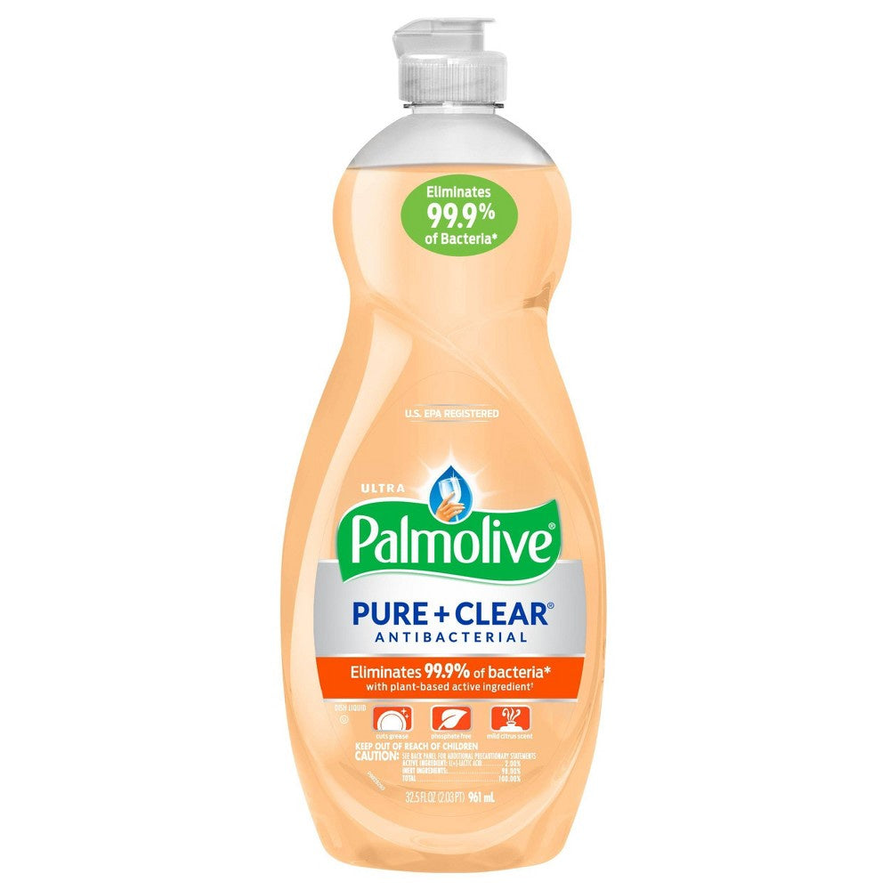 PAMOLIVE PURE+CLEAR ANTIBACTERIAL 32.5OZ