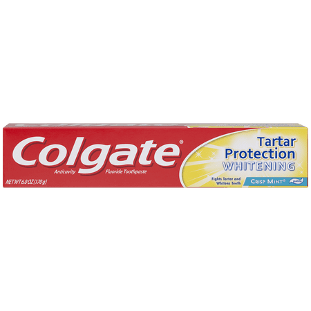 COLGATE TARTAR PROTECTION WHITENING CRISP MINT