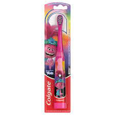 Colgate Kids Battery Powered Toothbrush Trolls  Extra Soft Bristles 1ct