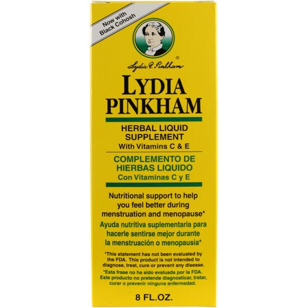 LYDIA PINKHAM HERBAL LIQUID SUPPLEMENT 8 OZ