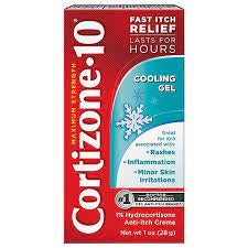 CORTIZONE-10 COOLING GEL   1 % HYDROCORTISONE 1 OZ