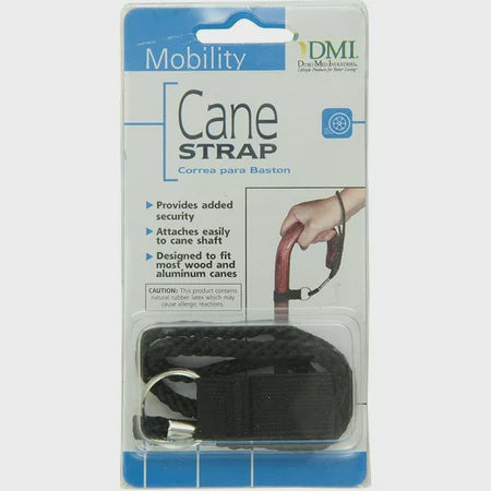 CANE STRAP BLACK 1CT