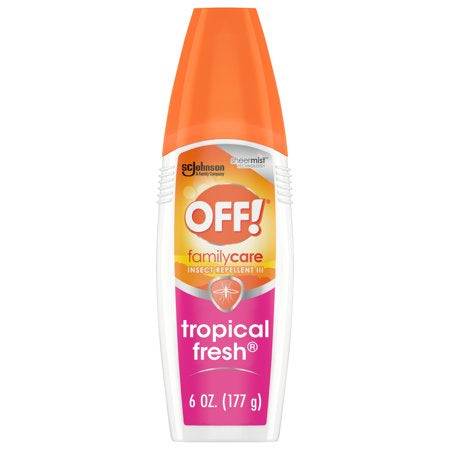 OFF INSECT REPELLENT III TROPICAL FRESH 6 OZ