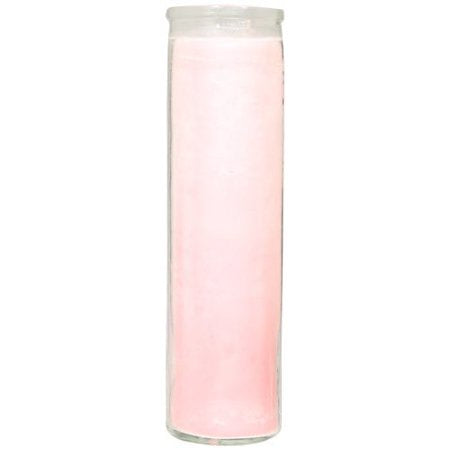 7 DAY CANDLE 9IN PINK #77105