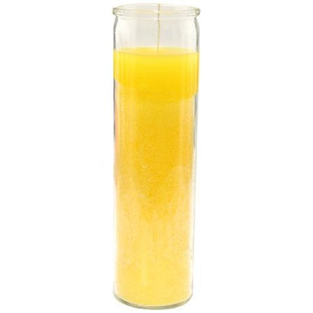 PLAIN CANDLE 9" YELLOW 7 DAYS