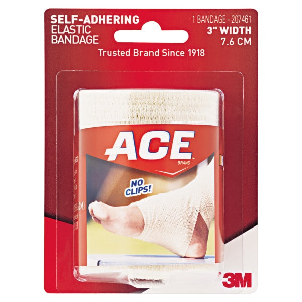 ACE SELF ADHERING ELASTIC BANDAGE 1 BANDAGE 207461 3 IN WIDTH 51.2 IN LENGHT