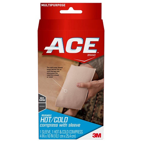 ACE  REUSABLE HOT/COLD COMPRESS WITH  SLEEVE 1CT