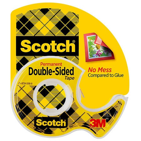 SCOTCH DOUBLE SIDED TAPE 19 X 508 m