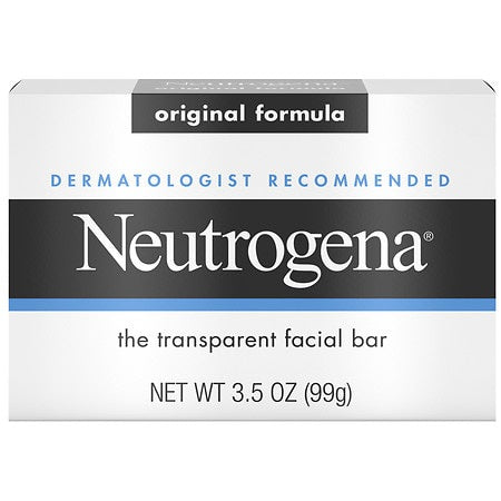Neutrogena Original Gentle Facial Cleansing Bar with Glycerin, 3.5 oz