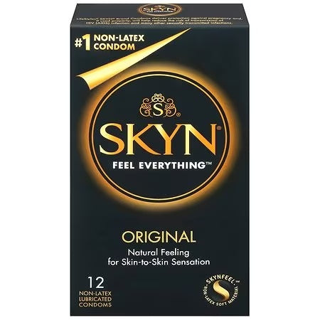 SKIN ORIGINAL 12 NON LATEX LUBRICATED COMDOMS
