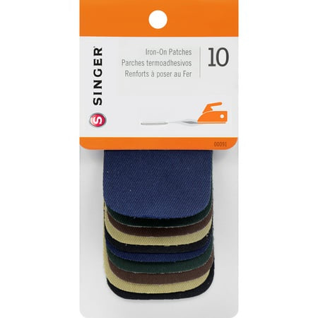 SINGER IRON PATCHES 10 PKS