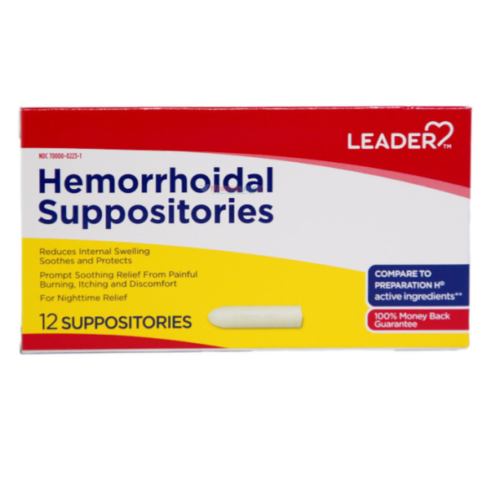 Hemorrhoidal Suppositories 12 SUPPOSITORIES - LDR