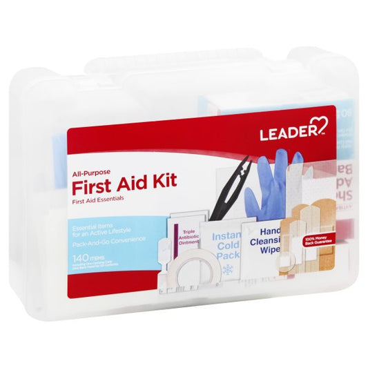 LEADER ALL PURPOSE FIRST AID KIT 140 ITEMS