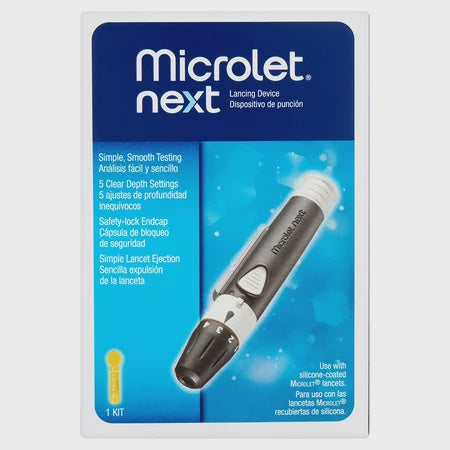 MICROLET NEXT lancing device 28 G 1 KIT