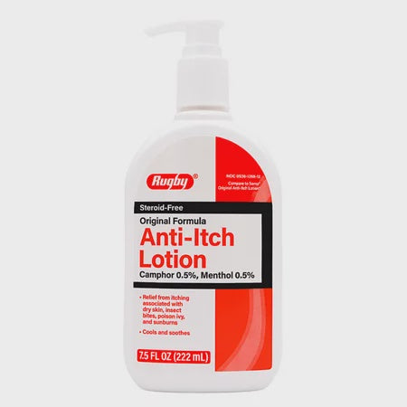 RUGBY ANTI- ITCH LOTION CAMPHOR 0.5 % MENTHOL 0.5 % 7.5 OZ