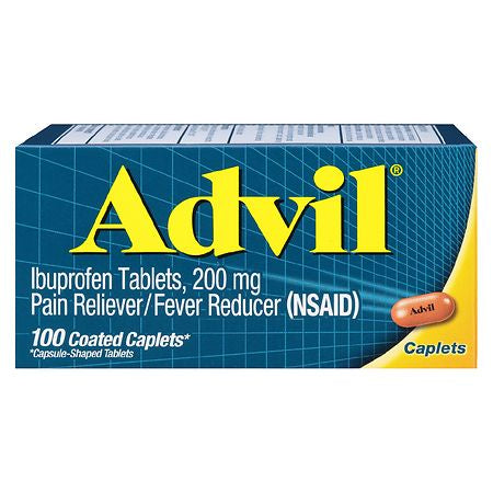 ADVIL 200MG 100 CAPLETS