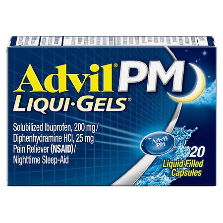 ADVIL PM 200mg 20LIQUI-GELS