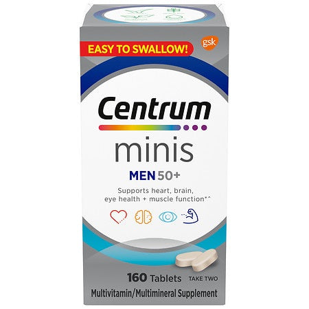 CENTRUM MINIS MENS  50+ MULTIVITAMIN 160 TABLETS