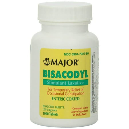 BISACODYL 5 MG TABLET - 1000CT