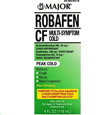 Robafen DM Cough & Chest Congestion Syrup 4 OZ