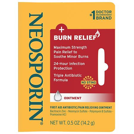NEOSPORIN +BURN RELIEF OINT 0.5 OZ
