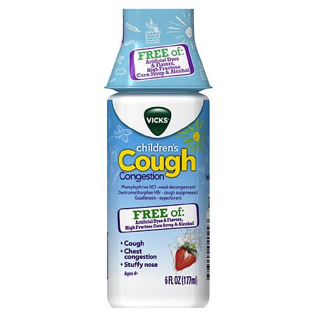 Vicks Children's Cough/Congestion Syrup 6 OZ