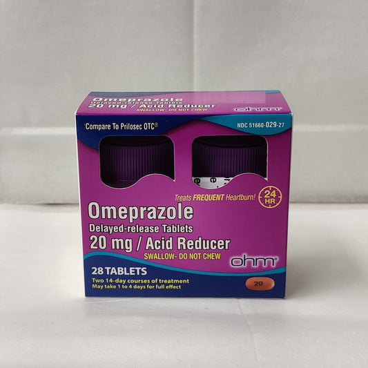 Omeprazole Delayed-Release Tablets 20mg