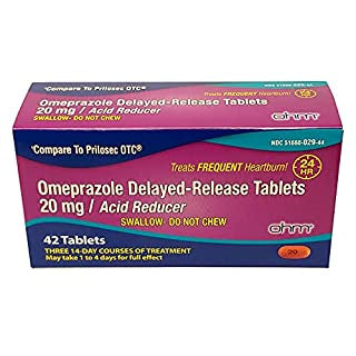 Omeprazole 20 mg Tablet - 42Ct