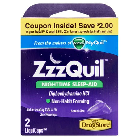 ZZZQUIL NIGHTTIME SLEEP AID 2 LIQUICAPS