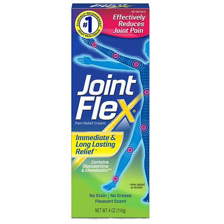 JOINT FLEX PAIN RELIEF CREAM CONTAINS GLUCOSAMIE & CHONDROITIN 4 OZ