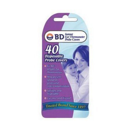 BD Ear Thermometer Disposable Probe Covers, 40 ct
