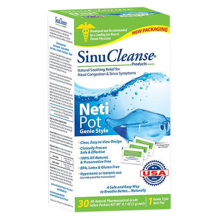 ALL NATURAL SINUS CLEANSE SOFT TIP NET POT