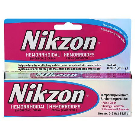 NIKZON HEMORRHOIDAL CREAM 0.9 OZ