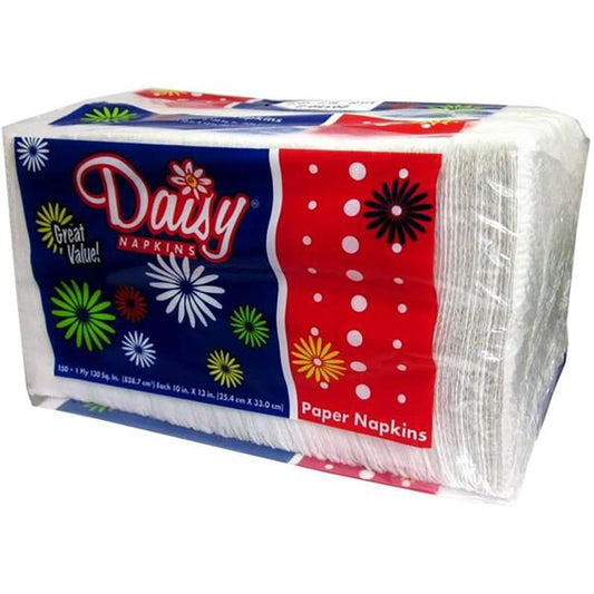 Daisy napkins  1PLY 150 CT