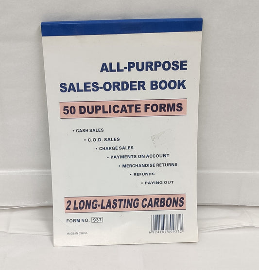 sales-order book