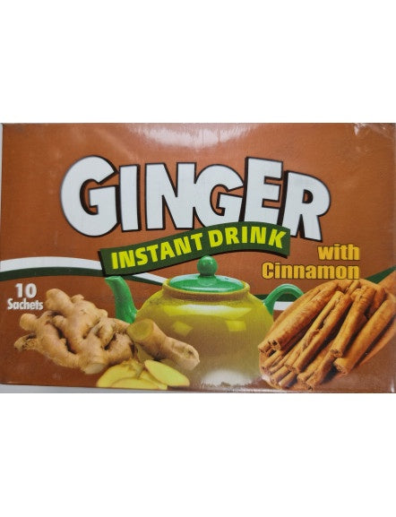 INSTANT GINGER TEA WITH CINNAMON 10 SACHETS