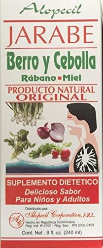 Watercress & Onion - RADISH-HONEY Syrup 8 OZ ( BERRO Y CEBOLLA )