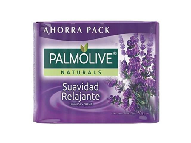 PALMOLIVE NATURALS NUTRICION RELAJNTE LAVANDER & CREME 4 PKT
