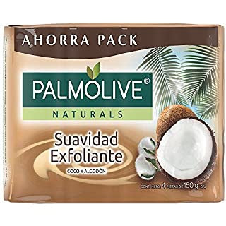 PALMOLIVE NATURALS EXFOLIACION NUTRIUTIVA COCONUT & COTTON 4 PKT