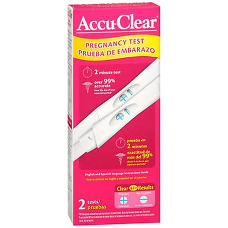 Accu-Clear Pregnancy Test 2 tests