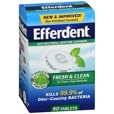 EFFERDENT FRESH & CLEAN 90 TABETS