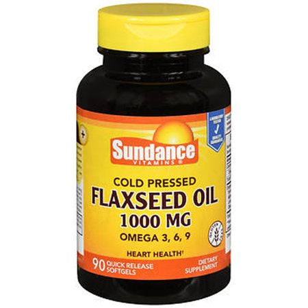 FLAXSEED OIL 1000 mg OMEGA 3-6-9 NONN GMO 90 SOFTGELS