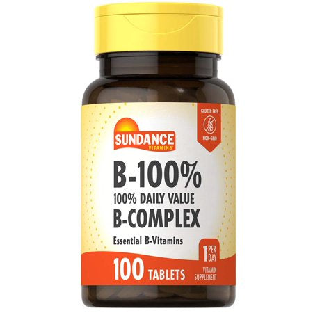 B-Complex 100% DV Vitamin, 100 CT - SUNDANCE