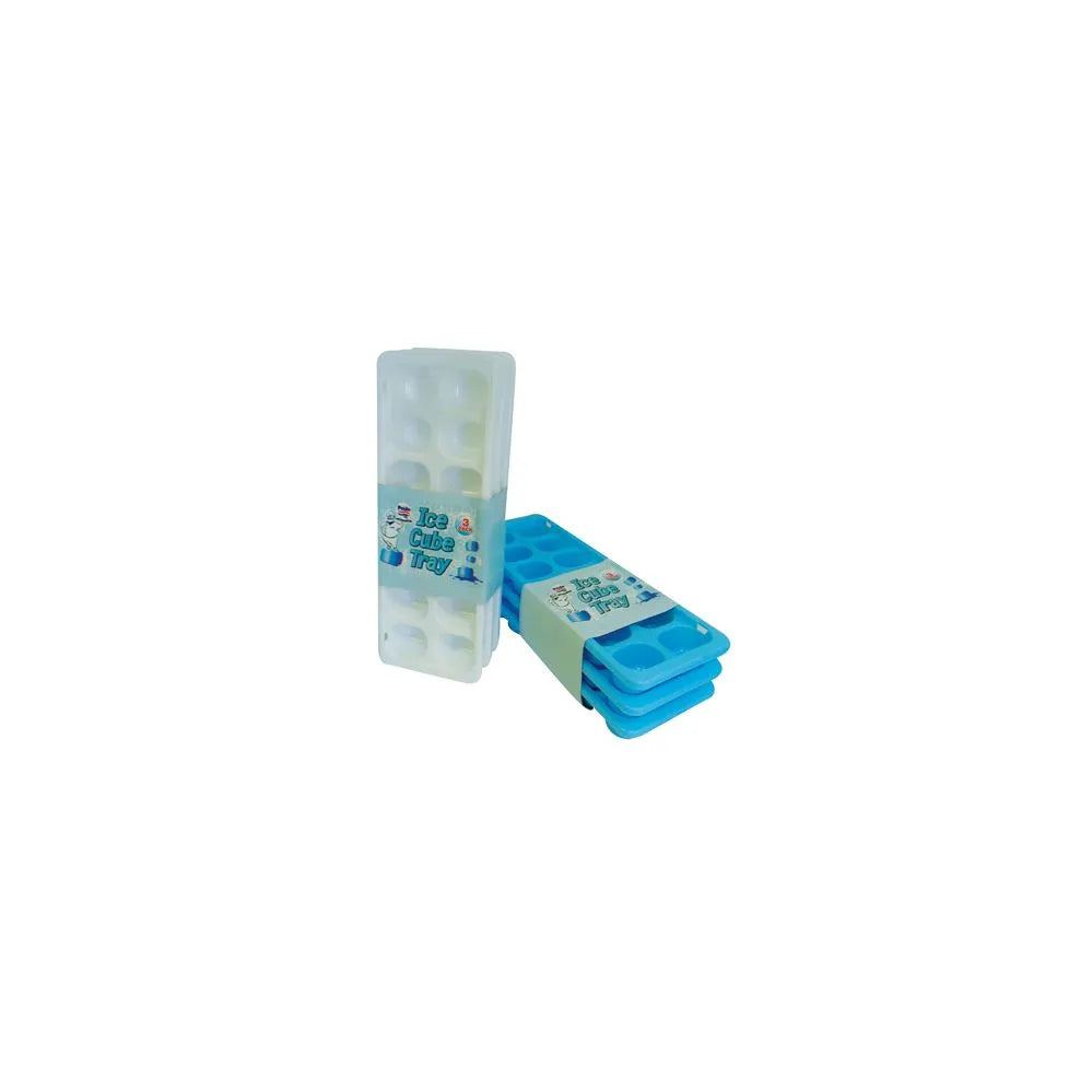 PRIDE ICE CUBE TRAY BLUE/WHITE 3PK #63800