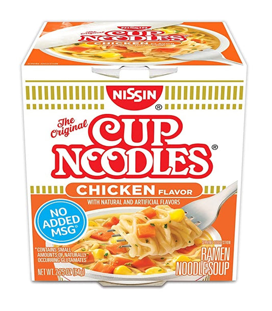 NISSIN CUP O NOODLE CHICKEN 2.25 OZ